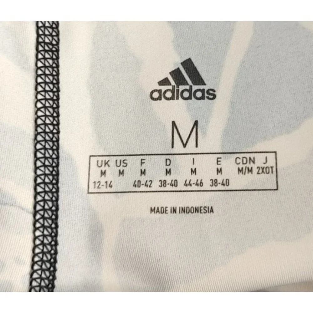 Adidas Leggings M High Rise 7/8 Believe This Green Black Mesh - Picture 13 of 15